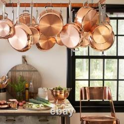 Martha By 2quart Stainless Steel Saucepan Withlid Copper Exterior/satin Interior