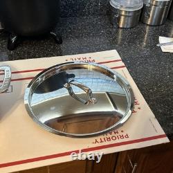 Martha Stewart 6-Quart 3 Ply Stainless Steel & Copper Stock Pot withLid