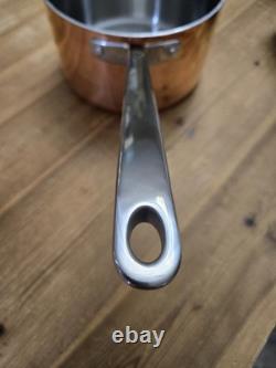 Martha Stewart Everyday Copper Clad Stainless Steel Pot 4 Quart Pot Lid