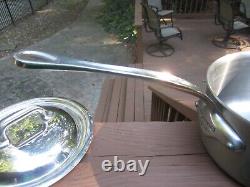 Mauviel 1830 Stainless 3.6 Quart Saucepan with Lid Made in France
