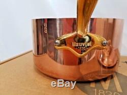 Mauviel France M150B 1.5mm Copper 2 Quart Saucepan Bronze Handles NEW