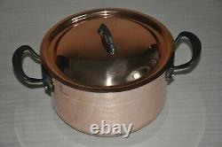 Mauviel M'150c Copper & Stainless Steel 6.4-quart Stock Pot with Lid NEW