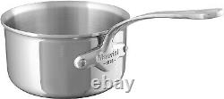 Mauviel M'Cook 7 Quart Stainless Steel Saucepan, 11 Inch