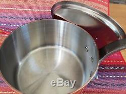 Mauviel Made In France M'Heritage M150S 6110.17 Copper 3.5-Quart Saucepan wit