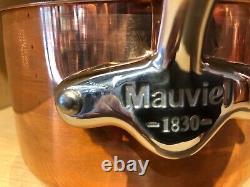 Mauviel Triply 1.75 Quart Copper Saucepan with Stainless Steel Handle PLUS Lid