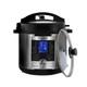 Megachef 6 Quart Stainless Steel Electric Digital Pressure Cooker With Lid