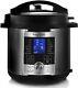 Megachef 6 Quart Stainless Steel Electric Digital Pressure Cooker With Lid