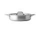 Misen 6 Quart Stainless Steel Rondeau Pot With Lid 5-ply Steel Braiser Pan
