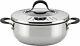 Momentum Stainless Steel Nonstick 4-quart Covered Casserole With Locking Straini