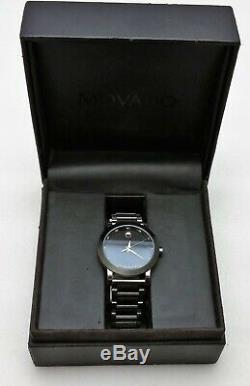 Movado 07.1.14.1145 Museum Men's Swiss Quarts Stainless Steel 42mm Watch Nice