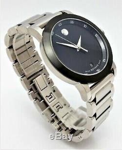 Movado 07.1.14.1145 Museum Men's Swiss Quarts Stainless Steel 42mm Watch Nice