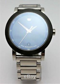 Movado 07.1.14.1145 Museum Men's Swiss Quarts Stainless Steel 42mm Watch Nice