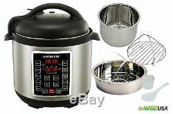 Multi Use Cooker 10 in 1 Programmable Pressure Cooker 8 Quart 1000W Insta pot
