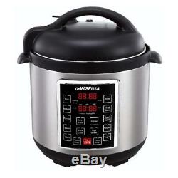 Multi Use Cooker 10 in 1 Programmable Pressure Cooker 8 Quart 1000W Insta pot