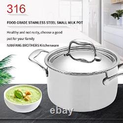 NANFANG BROTHERS Stainless Steel Stock Pot with Lid 10 Quart Soup Pot Cooking