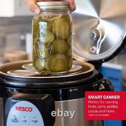 NESCO NPC 9 Quart Stainless Steel Pressure Cooker Canner Multi-Functional