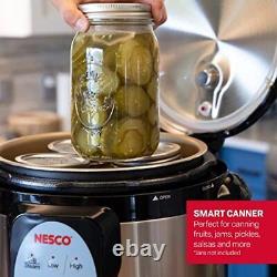NESCO NPC-9 Smart Electric Pressure Cooker and Canner, 9.5 Quart Stainless Steel