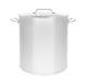 New 180 Qt Quart Polished Stainless Steel Stock Pot Brewing Kettle Large With Lid