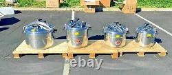 NEW 33 50 60 80 Quart Aluminum Pressure Cooker Commercial series