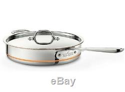 NEW ALL-CLAD Copper Core 10 inch Skillet PAN, 2-Qt Sauce pan, 3-Quart saute pan