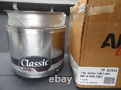 NEW APW Wyott RW-1V Classic 7-Quart Warmer Pot Insert Stainless Steel Commercial