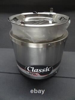 NEW APW Wyott RW-1V Classic 7-Quart Warmer Pot Insert Stainless Steel Commercial