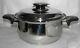 New Cookworld T304 Audiotherm Series 4.8 Quart Stainless Steel Pot With Vented Lid