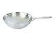 New Demeyere Industry Stainless Steel 5.0 Quart Wok Made In Belgium 5 Ply