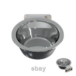 NEW Dog Crate Water Bowl No Spill 2 Quart Stainless Steel Secure Mount