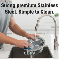 NEW Dog Crate Water Bowl No Spill 2 Quart Stainless Steel Secure Mount