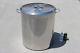 New Huge 200 Qt Quart Polished Stainless Steel Stock Pot Brewing Kettle With Lid