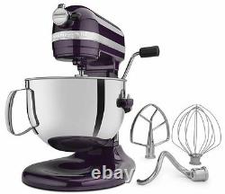 NEW KitchenAid 600 Capacity 6-Quart Pro Stand Mixer Kp26m1ppb Plum-Berry Purple