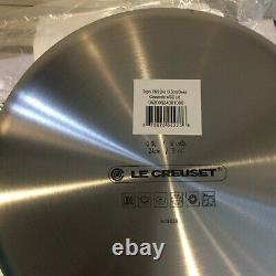 NEW Le Creuset Tri-Ply Stainless-Steel 6.0 L 6-1/3-Quart withSteamer Basket