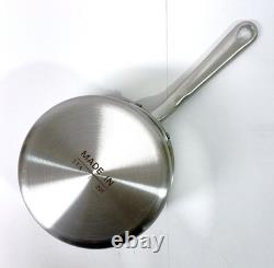 NEW Made In 2 Quart Stainless Steel Saucepan with Lid 5 Ply All Stainless Clad
