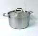 New Made In 8 Quart Stock Pot With Lid All Brushed Stainless Steel 5-ply Clad