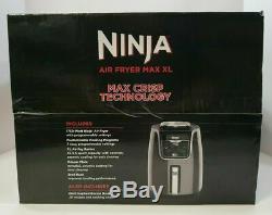 NEW Ninja AF161 Max XL Air Fryer 5.5-Quart Grey max crisp fry roast broil bake
