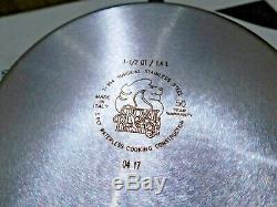 NEW Royal Prestige 1.5 Quart Saucepan Pot & USED Lid 5 PLY T304 Stainless Steel