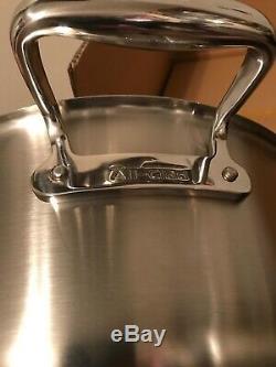 NEW in BOX ALL CLAD Stainless Steel 20 Qt Quart Rondeau Pot Stock Professional