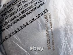 New 360 Cookware 6 Quart Stainless Steel Gourmet Stock Pot Cover Made in USA
