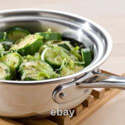 New 360 Cookware Stainless Steel 1 Quart Saucepan With Cover