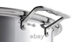 New 360 Cookware Stainless Steel 4 Quart Stockpot With Cover