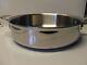New All Clad Stainless Steel 4 Qt Quart Saute Pan Withlid & Splatter Screen