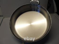 New ALL CLAD Stainless Steel 4 Qt Quart Saute Pan withLid & Splatter Screen