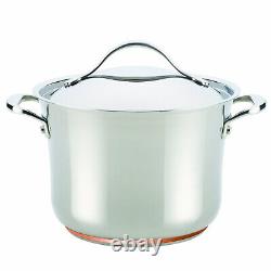 New? Anolon 77275 Nouvelle Copper Stainless Steel 6½-quart Covered Stockpot