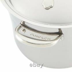 New Anolon 77275 Nouvelle Copper Stainless Steel 6½-quart Covered Stockpot