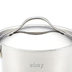 New? Anolon 77275 Nouvelle Copper Stainless Steel 6½-quart Covered Stockpot