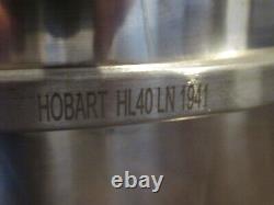 New Hobart Legacy 40 Quart Stainless Steel Mixing Bowl HL40 for HL400 Mixers