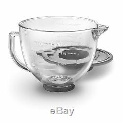 New KitchenAid 5-Quart Glass Bowl With Lid K5GB Fits All Tilt ksm150ps Artisan