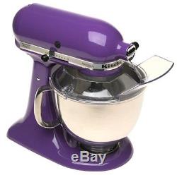New Kitchenaid Artisan 5 Quart Stand Mixer Ksm150psgp Grape Purple Color