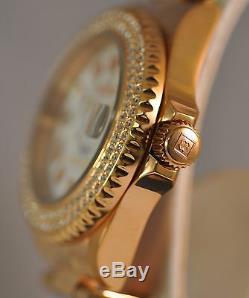 New Ladies Invicta Angel Limited Cruiseline Swiss Quart Pearl Dial Rose Watch